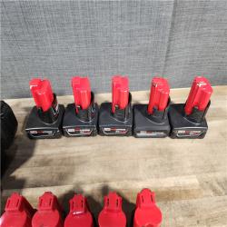 HOUSTON LOCATION - AS-IS MILWAUKEE BATTERY PACK QTY - 20