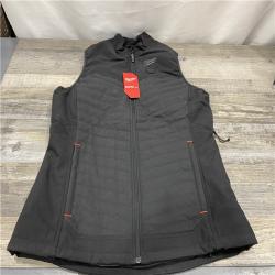 AS-IS Milwaukee Women's X-Large 12V Lithium-Ion Cordless AXIS Black Heated Vest Kit