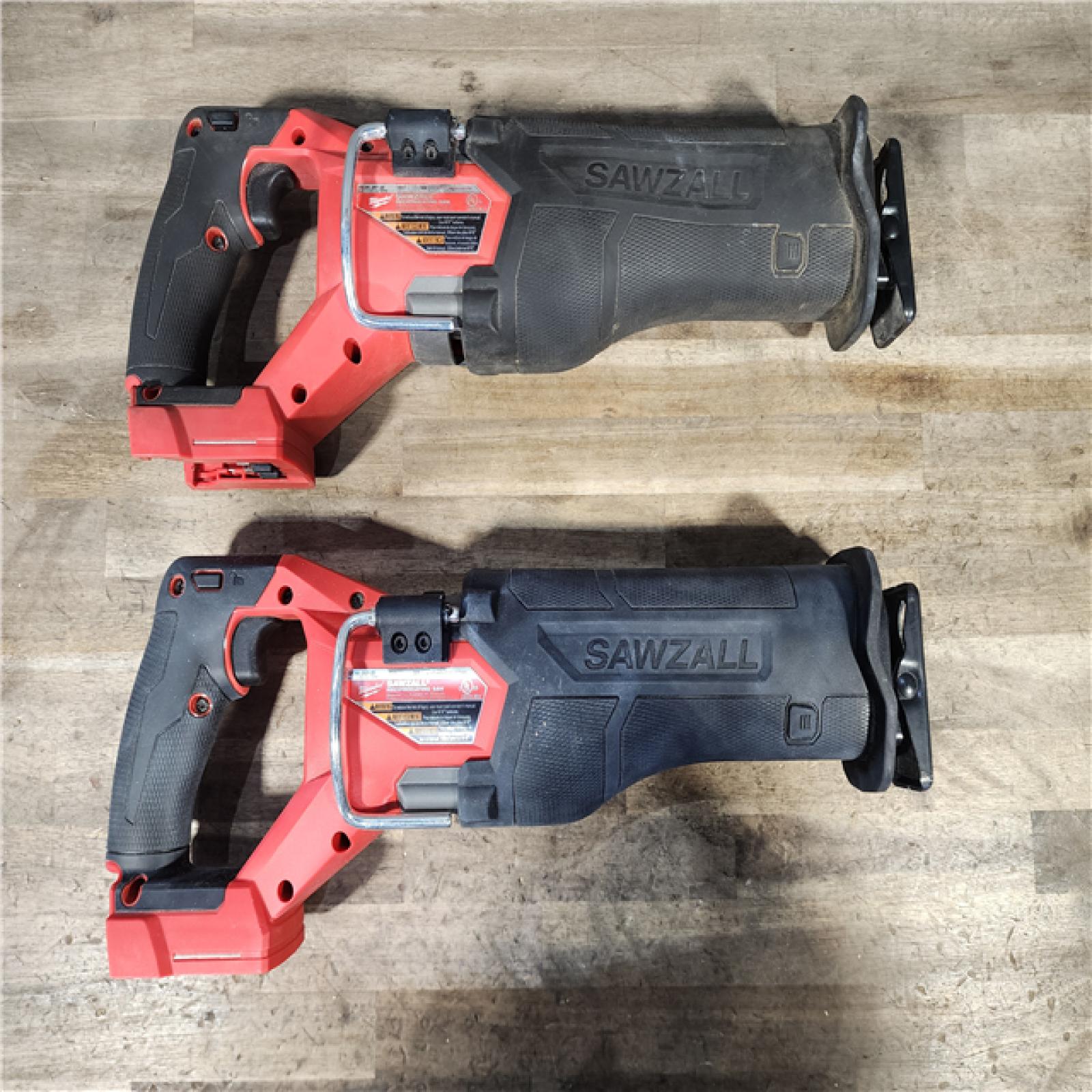 HOUSTON LOCATION - AS-IS (2) Milwaukee M18 Fuel Sawzall Brushless Cordless Reciprocating Saw (TOOL ONLY)