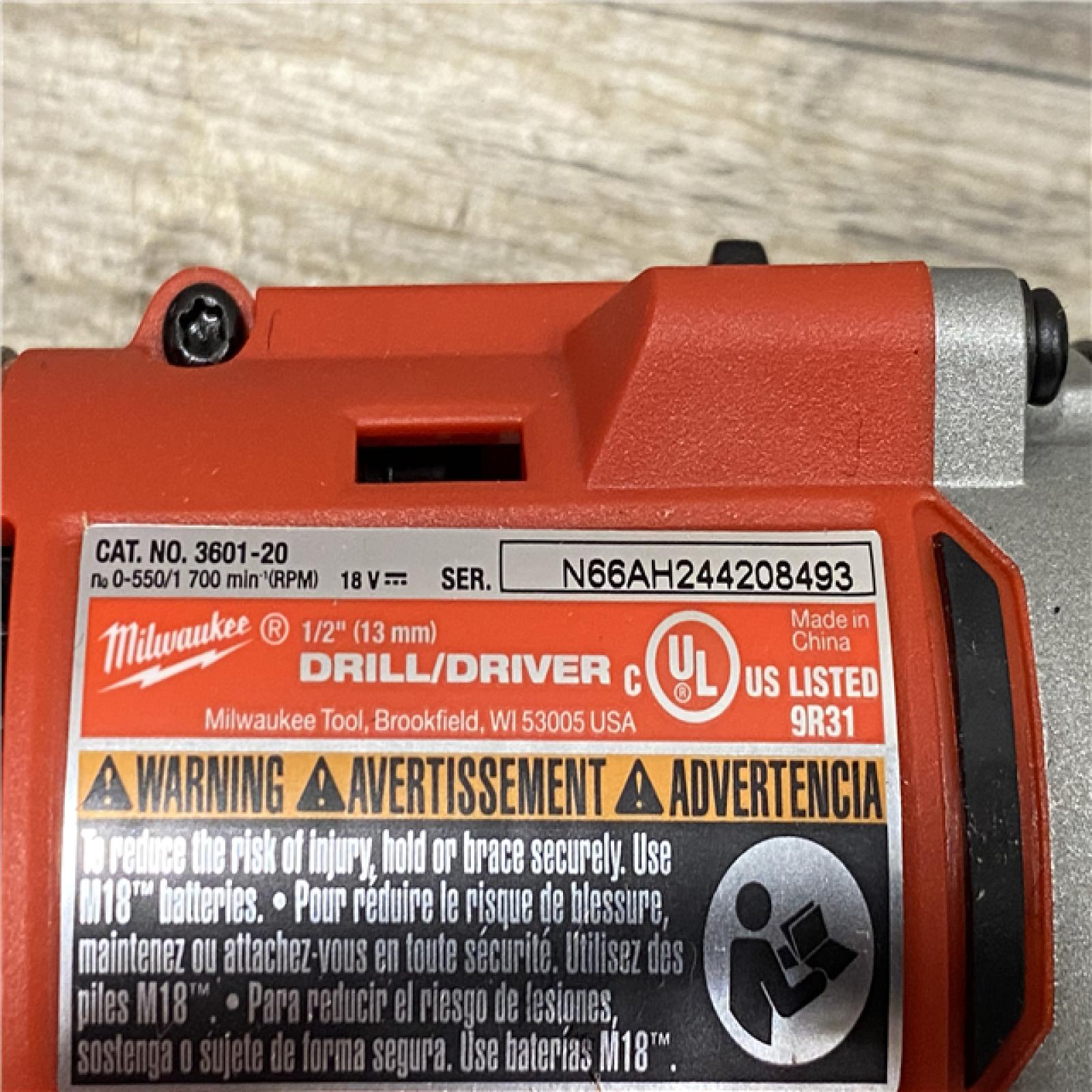 AS-IS Milwaukee 18V Lithium-Ion Brushless Cordless Compact Drill/Impact Combo Kit