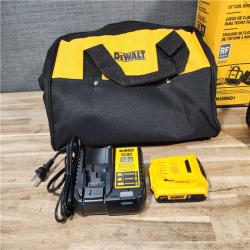 HOUSTON LOCATION - AS-IS (APPEARS LIKE NEW) DEWALT 20V MAX Lithium-Ion 15-Degree Electric Cordless Roofing Nailer Kit