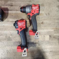 HOUSTON LOCATION - AS-IS (APPEARS LIKE NEW) MILWAUKEE FUEL 18V Lithium-Ion Brushless Cordless Hammer Drill and Impact Driver Combo Kit
