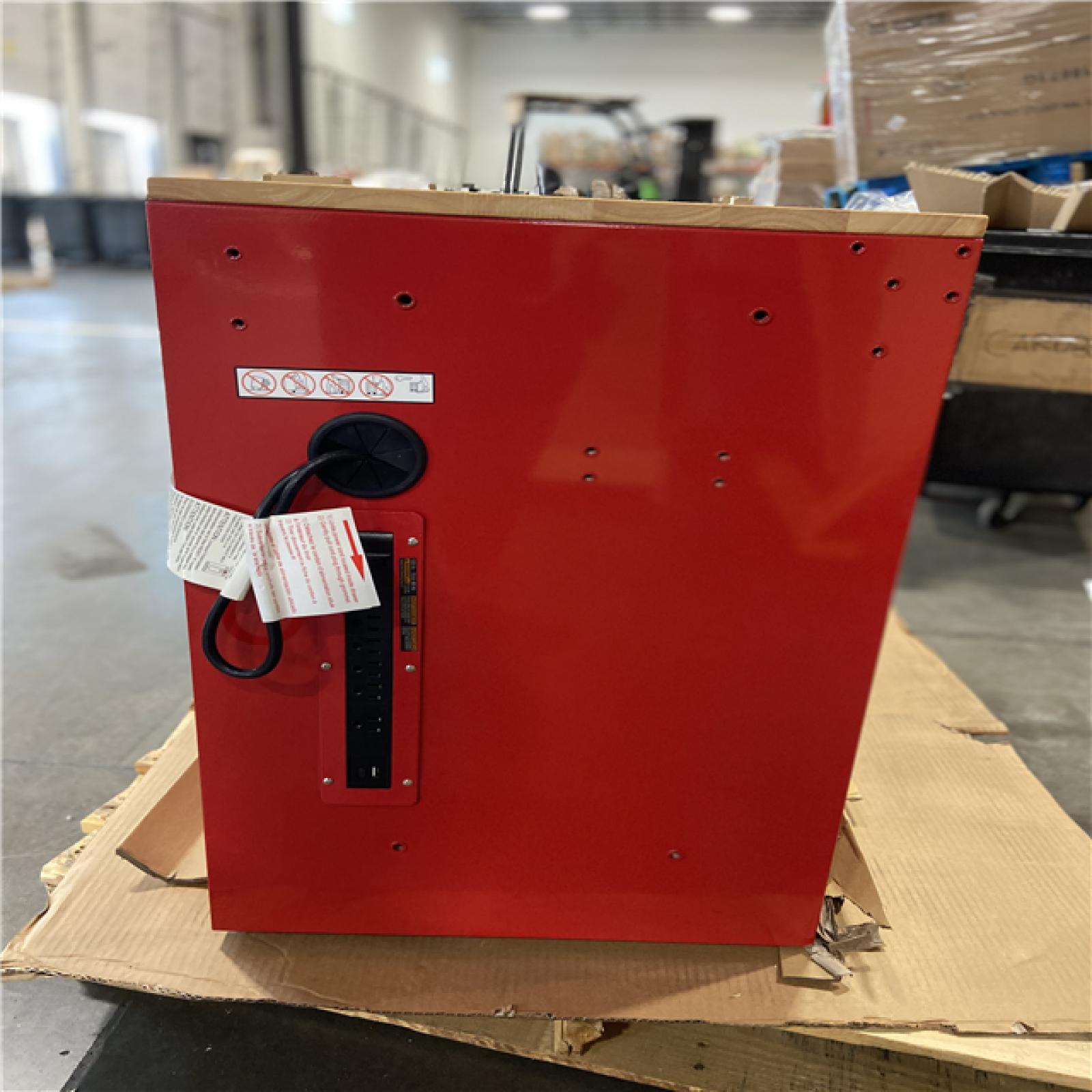 DALLAS LOCATION - Husky Modular Tool Storage 52 in. W x 20 in. D Standard Duty Red Mobile Workbench Cabinet
