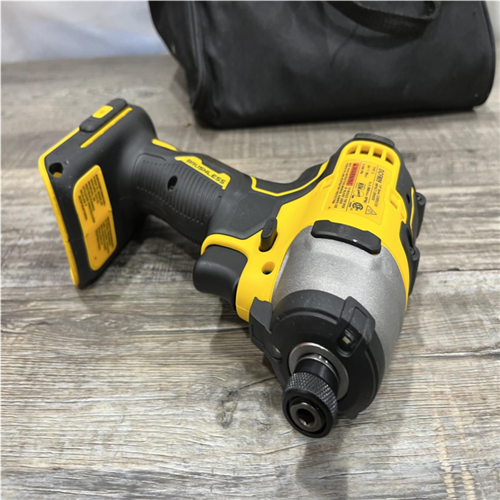 AS-IS DEWALT Atomic 20V Max Lithium-Ion Brushless Cordless Compact 1/4 in. Impact Driver Kit