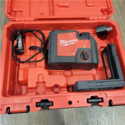 IS-AS Milwaukee 100 Ft. REDLITHIUM Lithium-Ion USB Green Rechargeable Cross Line Laser Level with Charger