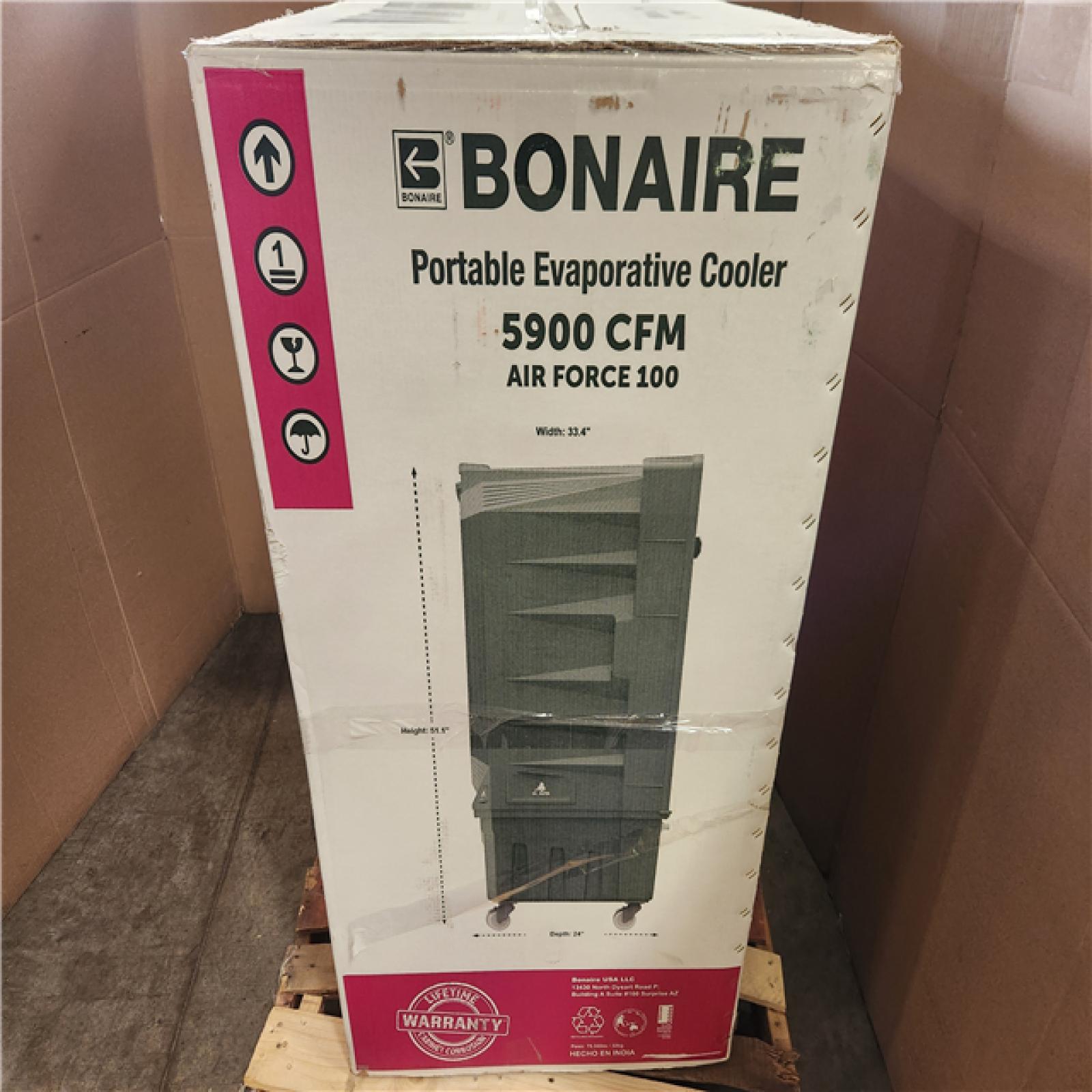 Phoenix LIKE NEW Bonaire Durango Air Force 100 5900 CFM 3-Speed Portable Evaporative Cooler for 1900 sq. ft.