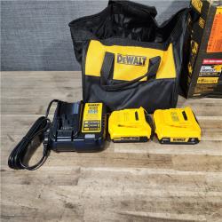 HOUSTON LOCATION - AS-IS Dewalt DCK225D2 20V MAX ATOMIC Brushless Compact Lithium-Ion 1/2 in. Cordless Drill Driver and 1/4 in. Impact Driver Combo Kit with 2 Batteries 2 Ah