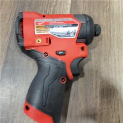 AS-ISMILWAUKEE   M12 Fuel Atornillador De Impacto Hexagonal De 1/4