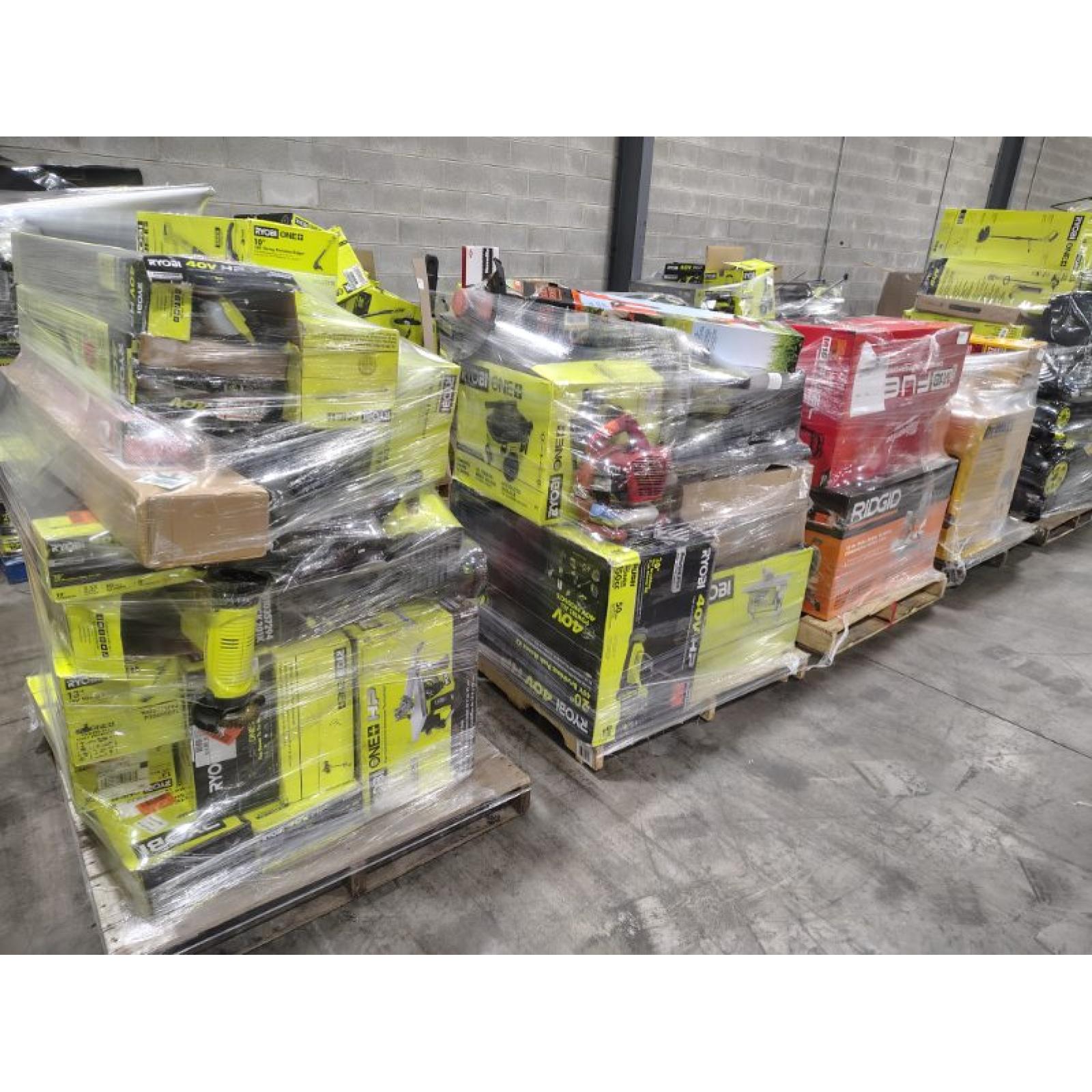 Pittston Location As-Is Power Tools Partial Truckload (15 Pallets) 1085-B