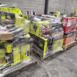 Pittston Location As-Is Power Tools Partial Truckload (15 Pallets) 1085-B