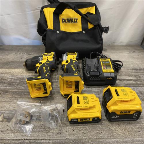 AS-IS DEWALT ATOMIC 20V MAX Lithium-Ion Cordless 2-Tool Combo Kit