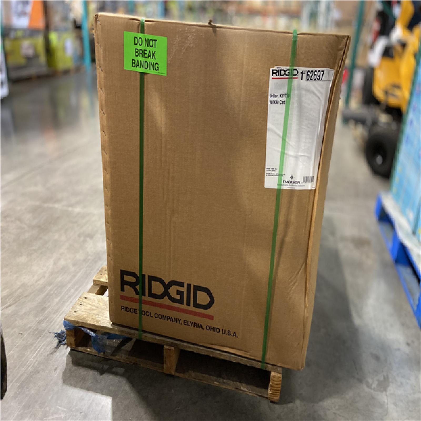 DALLAS LOCATION - RIDGID 62697 KJ-1750-C Water Jetter Drain Cleaner with Cart