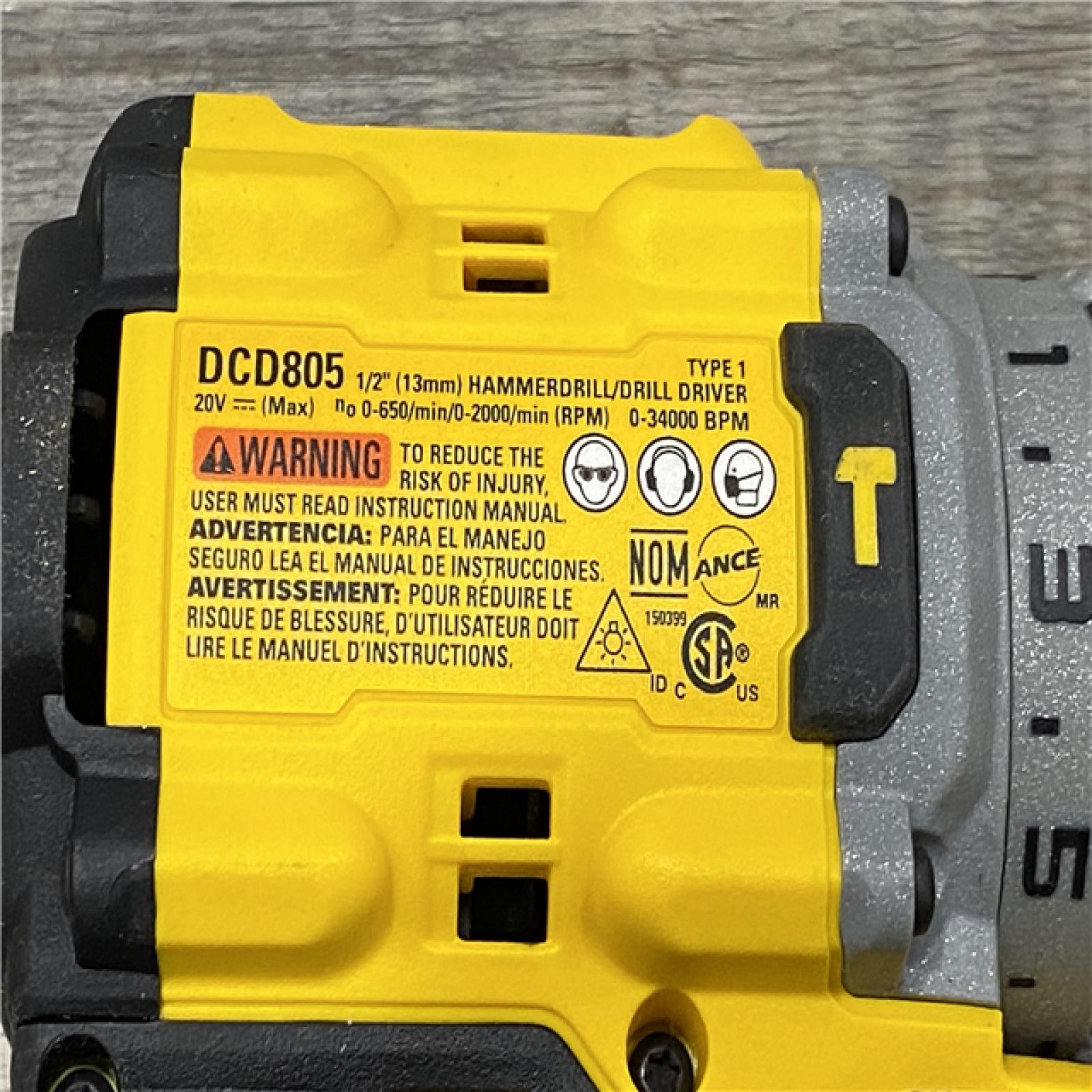 AS-IS DEWALT 20V MAX XR Hammer Drill and ATOMIC Impact Driver 2 Tool Cordless Combo Kit