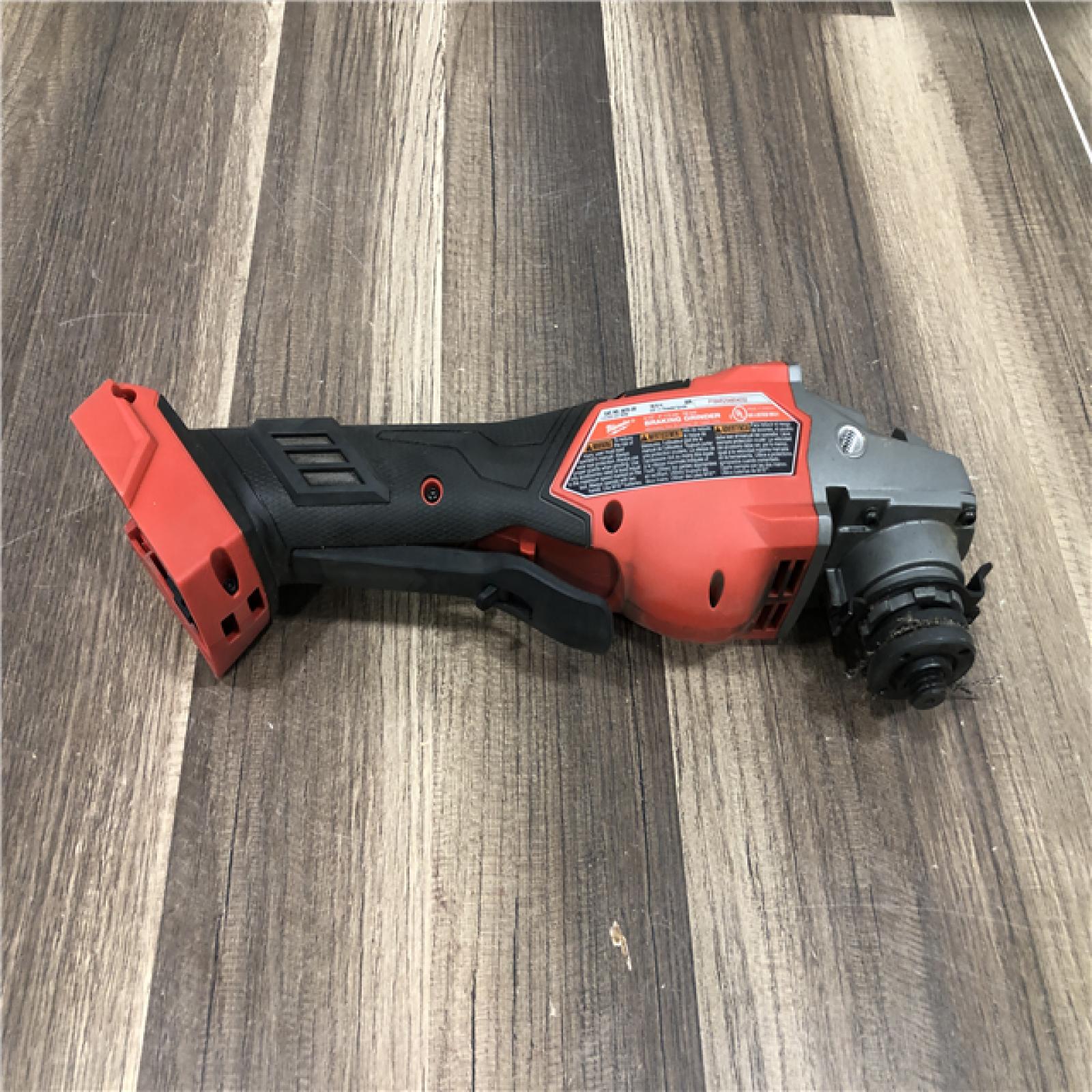 AS-IS Milwaukee FUEL 18-Volt Lithium-Ion Brushless Cordless 4-1/2 in./6 in. Braking Grinder with Paddle Switch (Tool-Only)