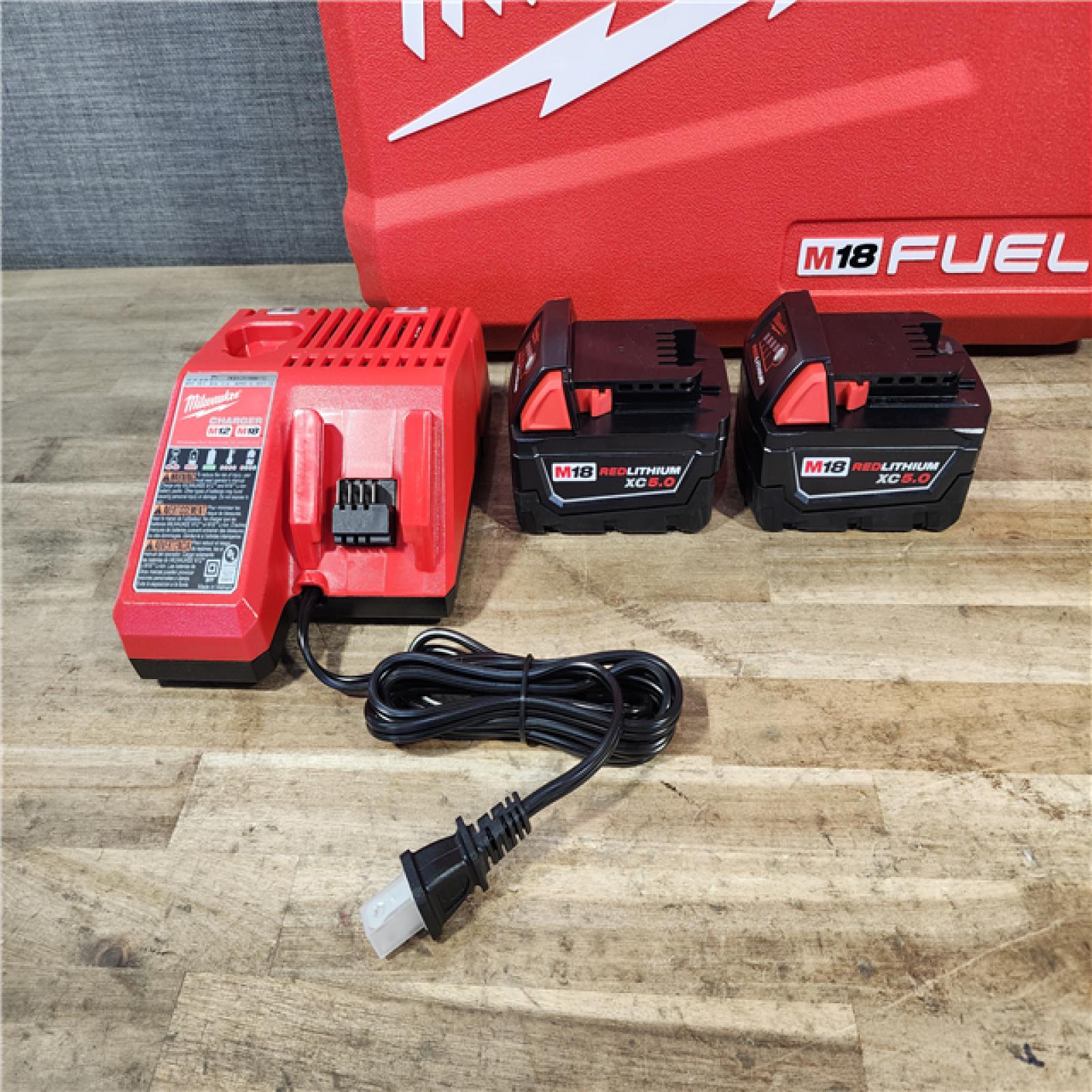 HOUSTON LOCATION - AS-IS Milwaukee FUEL 18V Lithium-Ion Brushless Cordless Hammer Drill and Impact Driver Combo Kit