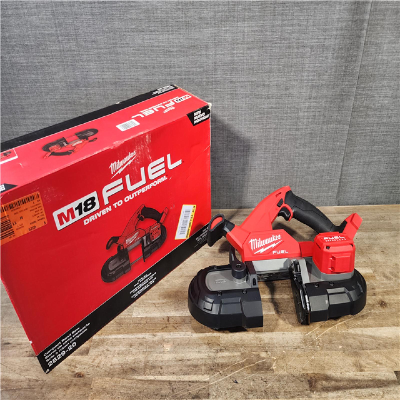 HOUSTON LOCATION - AS-IS Milwaukee FUEL 18V Lithium-Ion Brushless Cordless Compact Bandsaw (Tool-Only)