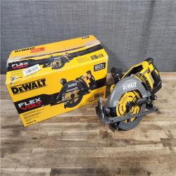 HOUSTON LOCATION - AS-IS DEWALT FLEXVOLT 60V MAX Cordless Brushless 7-1/4 in. Wormdrive Style Circular Saw (Tool Only)