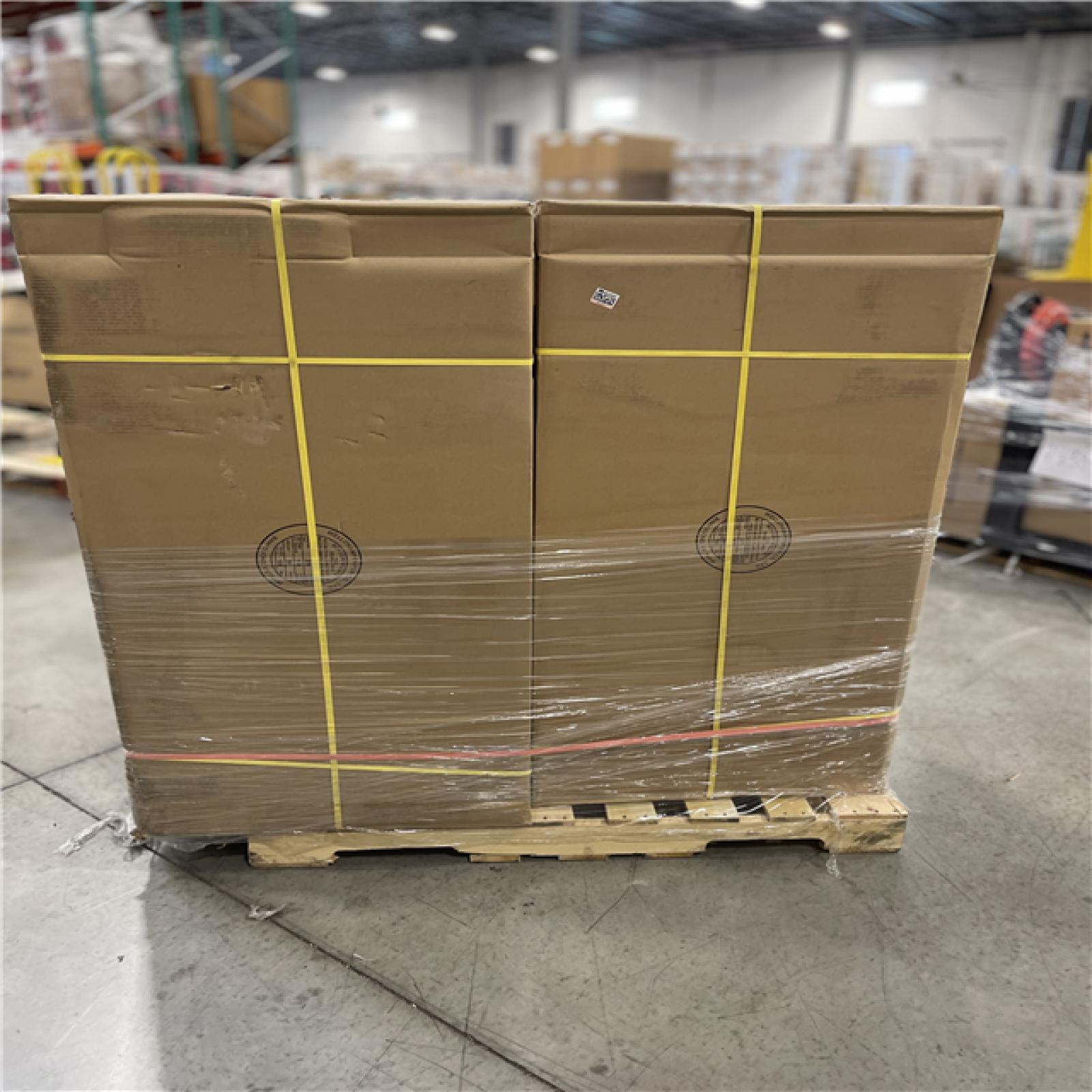 DALLAS LOCATION - Husky 52 in. W x 25 in. D Standard Duty 9-Drawer Mobile Workbench Tool Chest with Solid Wood Top in Gloss Black PALLET-(2 UNITS)