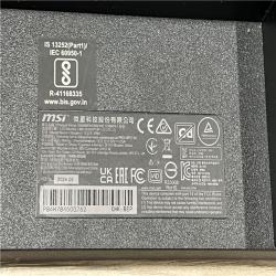 AS-IS MSI 27 WQHD Flat Monitor in Matte Black