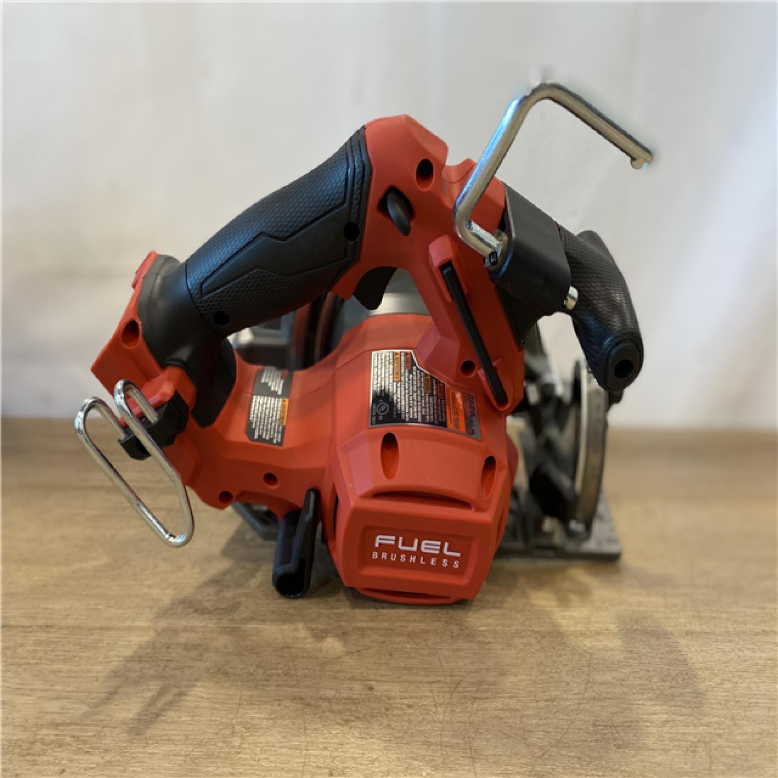 AS-IS Milwaukee FUEL 18V Lithium-Ion Brushless Cordless 6-1/2 in. Circular Saw (Tool-Only)