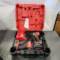 AS-IS- Milwaukee FUEL 18V Lithium-Ion Brushless Cordless Hammer Drill and Impact Driver Combo Kit