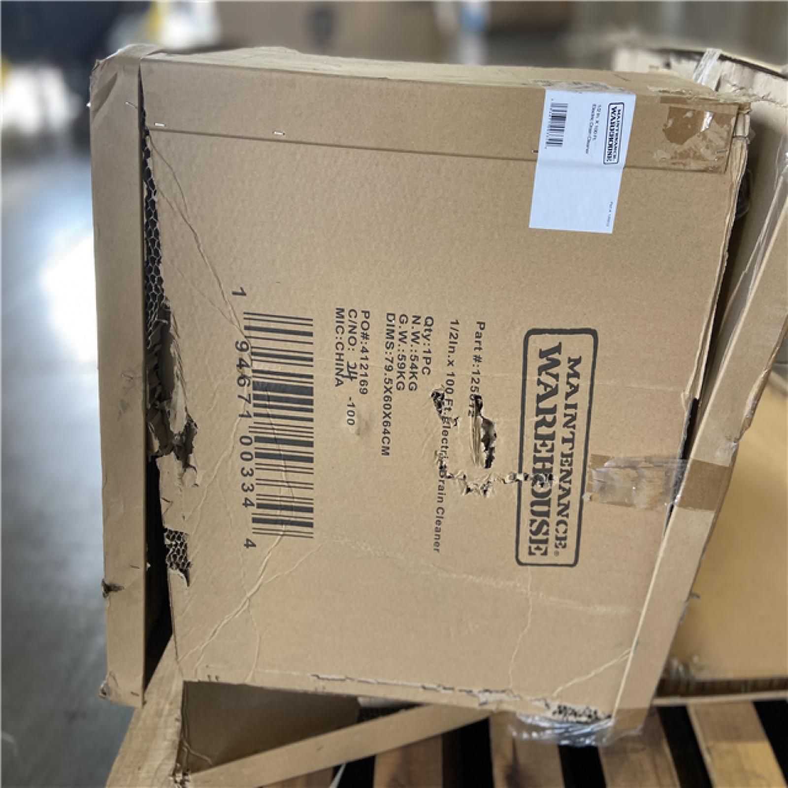 DALLAS LOCATION - Maintenance Warehouse® 1/2 In. X 100 Ft. Electric Drain Cleaner