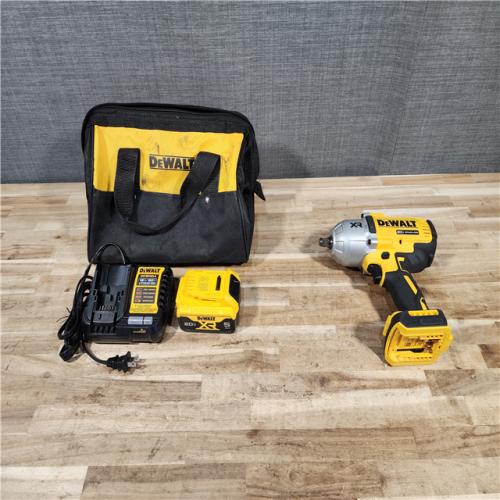 HOUSTON LOCATION - AS-IS DEWALT 20V MAX Lithium-Ion Cordless 1/2 in. Impact Wrench Kit