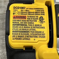 AS-IS DEWALT 20V MAX Brushless Cordless 1/2 3-Speed Hammer Drill (Tool-Only)