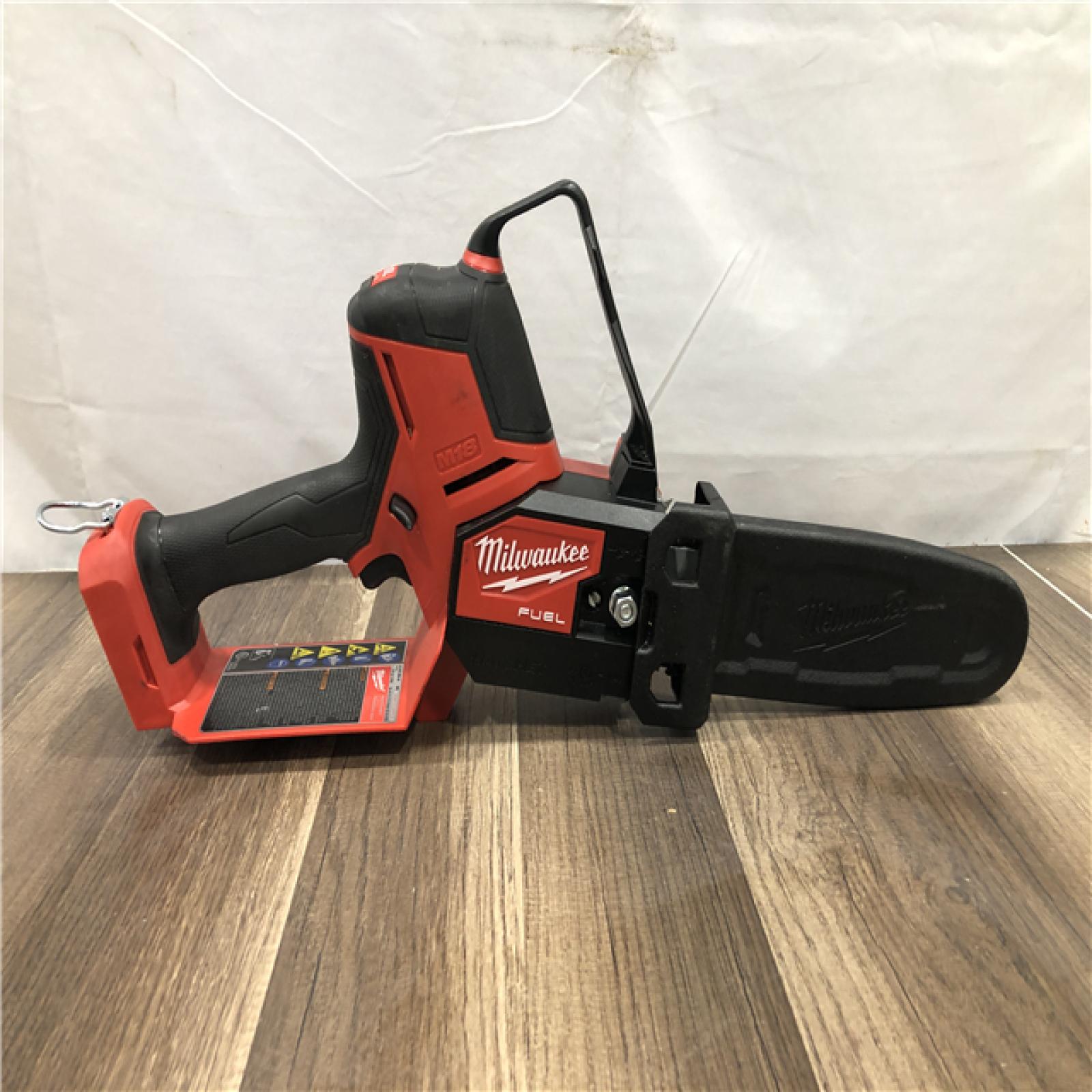AS-IS Milwaukee FUEL 18V Lithium-Ion Brushless Battery 8 in. HATCHET Pruning Saw (Tool-Only)