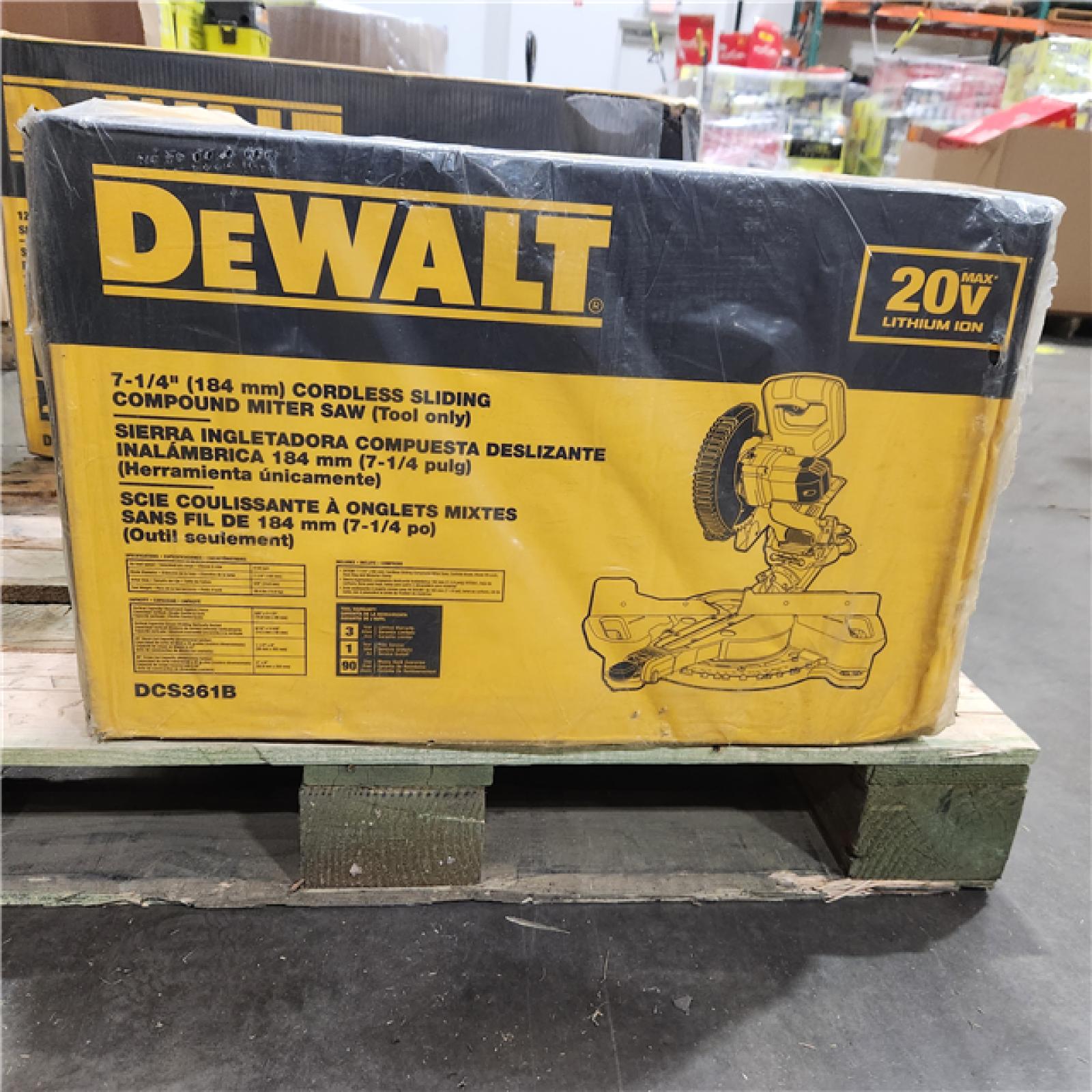 Dallas Location - NEW- 20V MAX Cordless 7-1/4 in. Sliding Miter Saw (Tool Only)