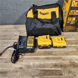 HOUSTON LOCATION - AS-IS DeWalt 2-Tool Combo Kit W/ (2) BATTERY & CHARGER