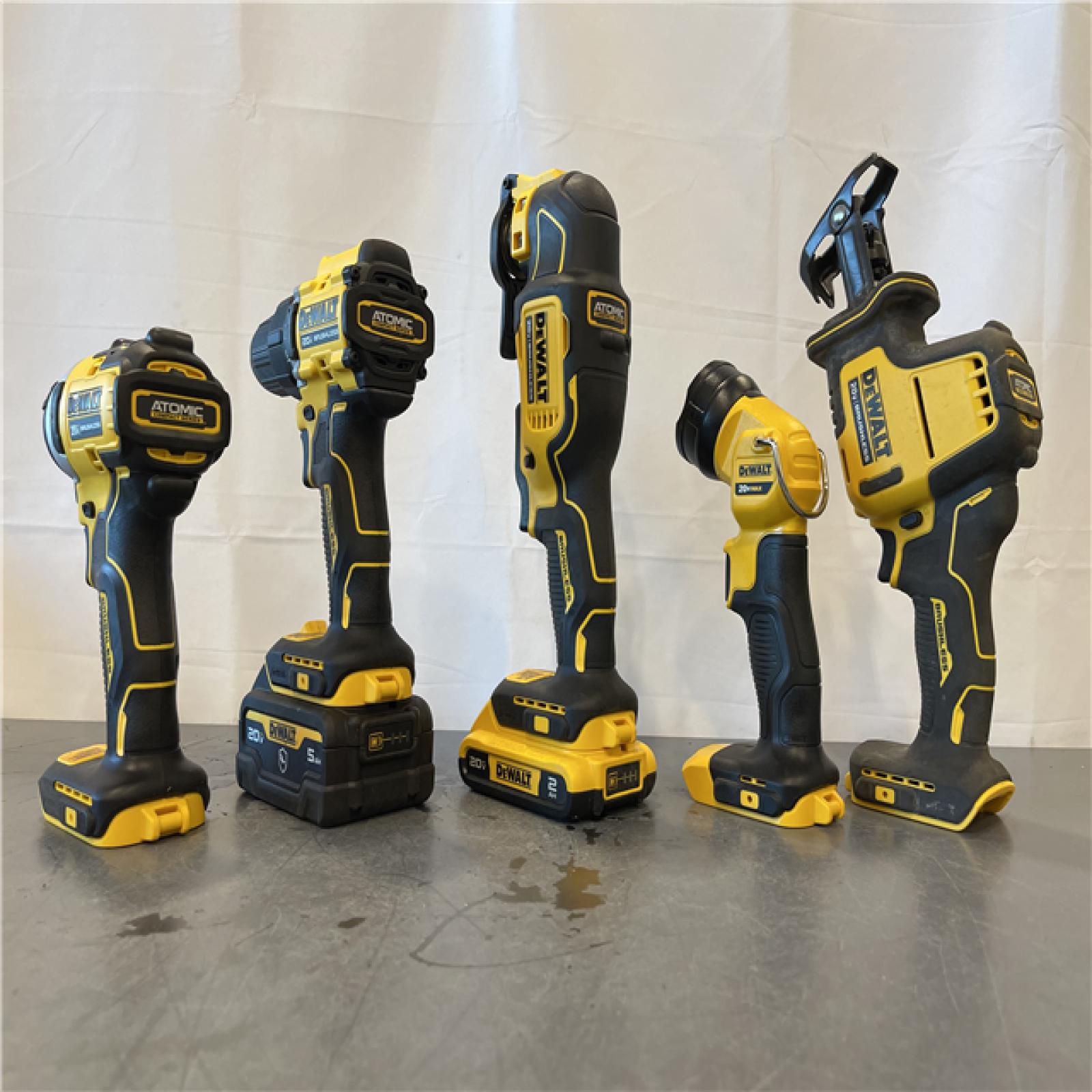 AS-IS - DEWALT 20-Volt MAX Lithium-Ion Cordless 7-Tool Combo Kit