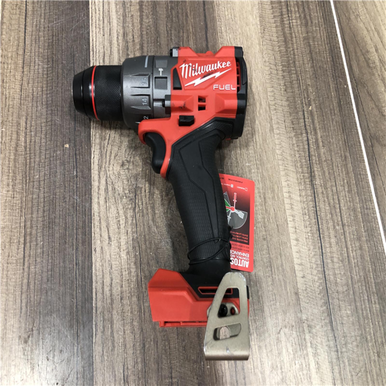 AS-IS Milwaukee FUEL 18V Lithium-Ion Brushless Cordless 1/2 in. Hammer Drill/Driver (Tool-Only)