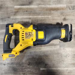 HOUSTON LOCATION - AS-IS FLEXVOLT 60V MAX Cordless Brushless Reciprocating Saw with (1) FLEXVOLT 9.0Ah Battery