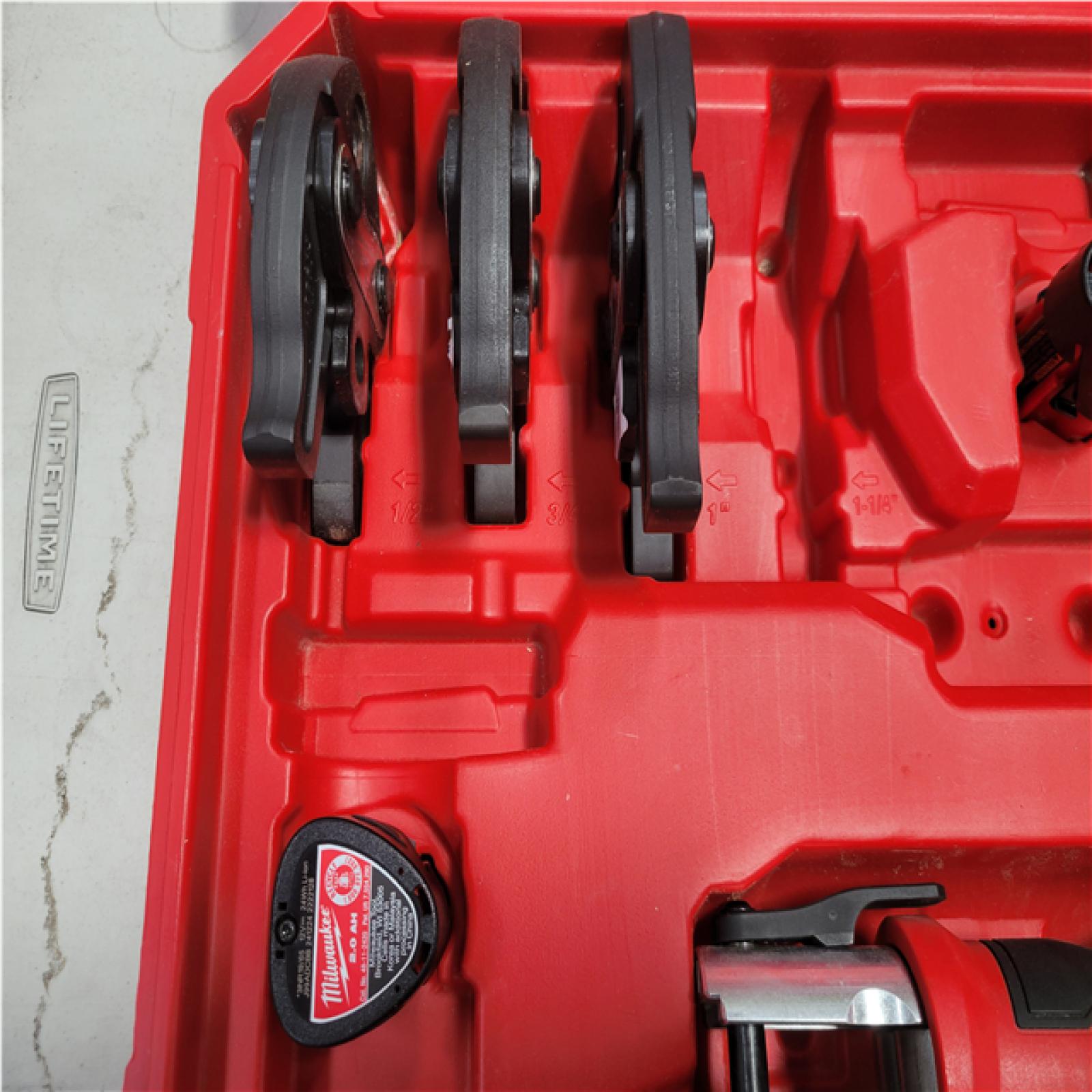 CALIFORNIA AS-IS MILWAUKEE M12 FORCE LOGIC PRESS TOOL