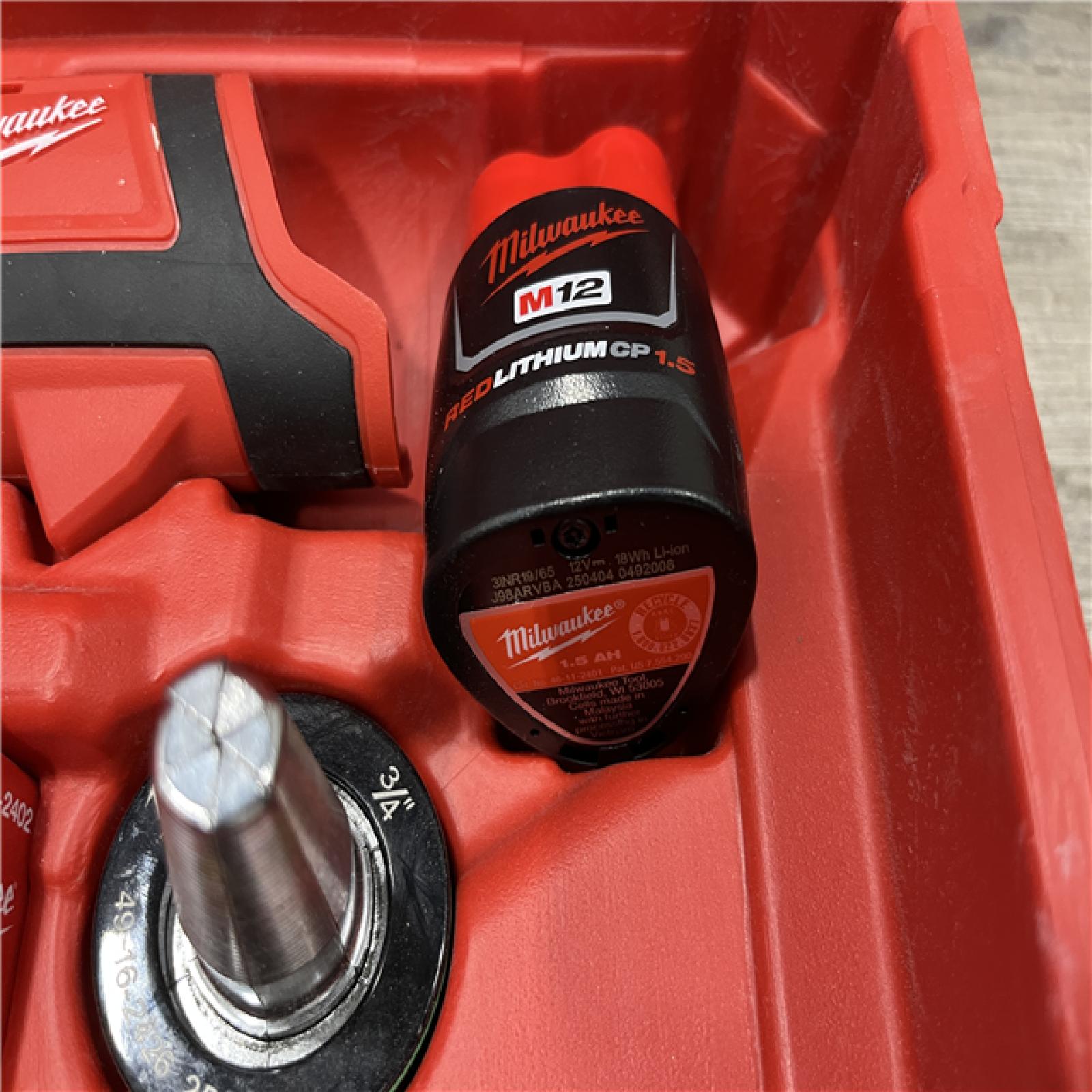 AS-IS Milwaukee Cordless PEX Expansion Tool Kit