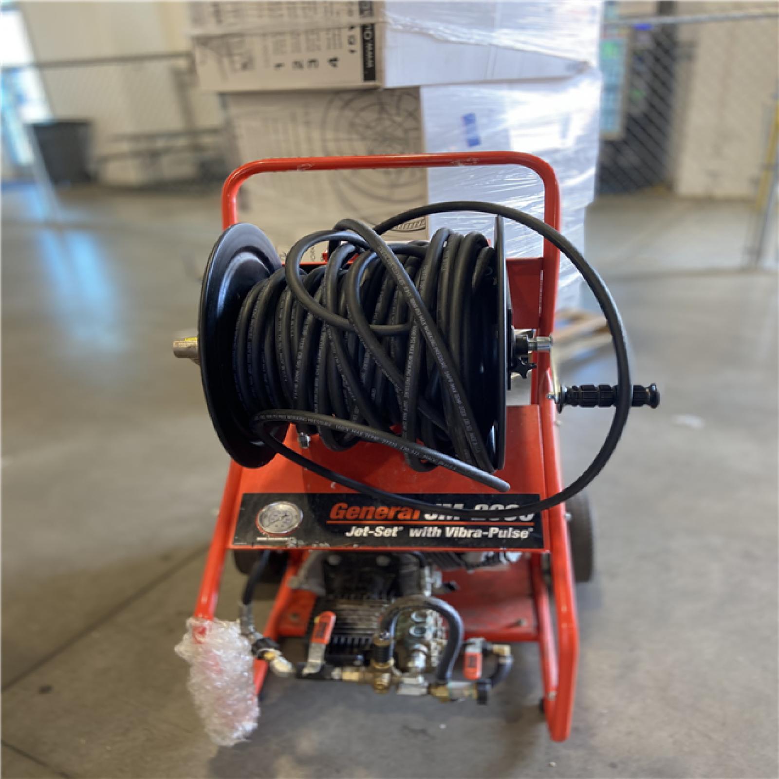 DALLAS LOCATIONS - JM-2900 Gas Jetter w/ 3/8 x 200' Hose and (3/8) JN-50 Nozzle Set  CM-300 Cart Reel