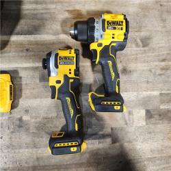 HOUSTON LOCATION - AS-IS DEWALT 20V MAX XR Cordless Drill/Driver, ATOMIC Impact Driver 2 Tool Combo Kit, (2) 2.0Ah Batteries, Charger, and Bag