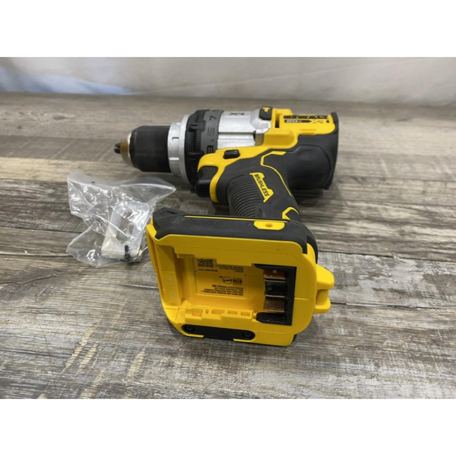 AS-IS DEWALT 20V MAX Brushless Cordless 1/2 3-Speed Hammer Drill (Tool-Only)