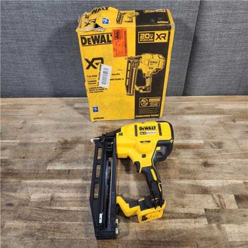 HOUSTON LOCATION - AS-IS DEWALT 20V MAX XR 16-Gauge Lithium-Ion Cordless Finish Nailer (Tool Only)