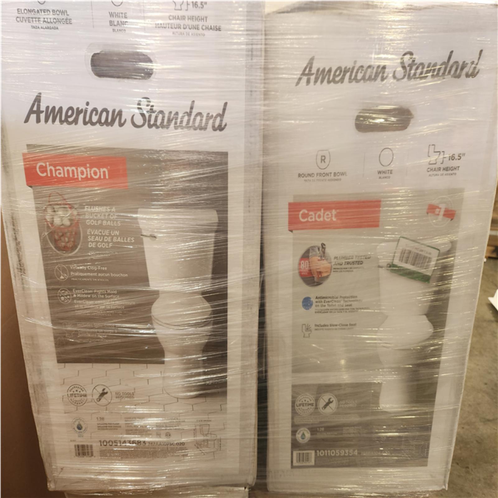 Phoenix AS-IS Mixed American Standard Toilet Pallet (5 Toilets)