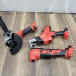 AS-IS Milwaukee M18 18-Volt Lithium-Ion Cordless Combo Kit 9-Tool with 2-Batteries, Charger and Tool Bag