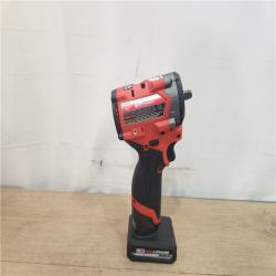 AS-IS- Milwaukee FUEL 12V Li-Ion Brushless Cordless Stubby 3/8 in. Impact Wrench Kit