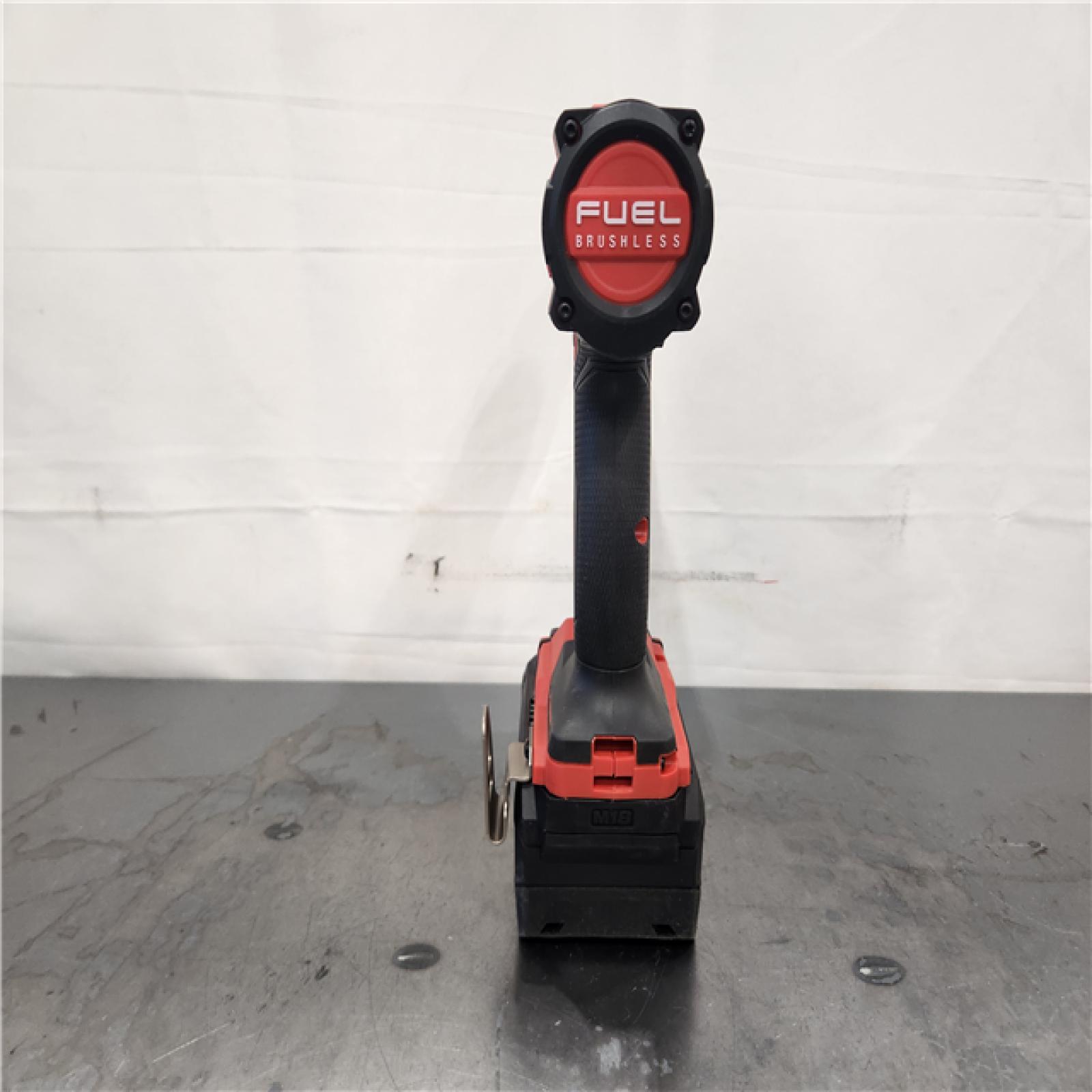 AS-IS- Milwaukee Tool M18 FUEL 1/2  Hammer Drill/Driver with 5.0 AH and Charger - 48-59-1850