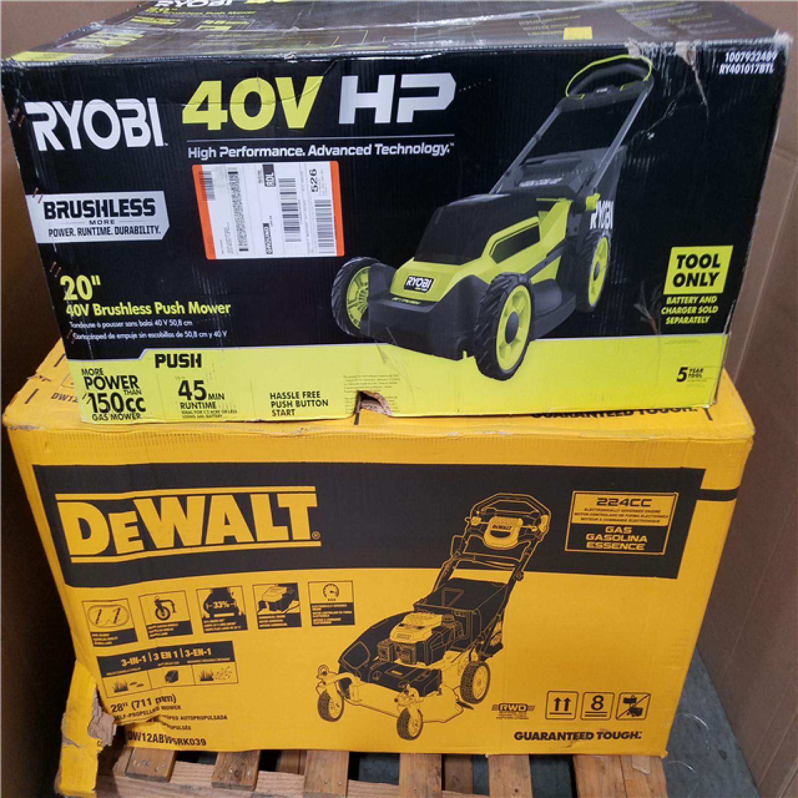 CALIFORNIA AS-IS OUTDOOR POWER EQUIPMENT