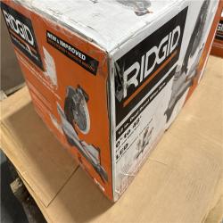 California AS-IS Ridgid 12 in. Dual Bevel Miter Saw: Appears in Excellent Condition