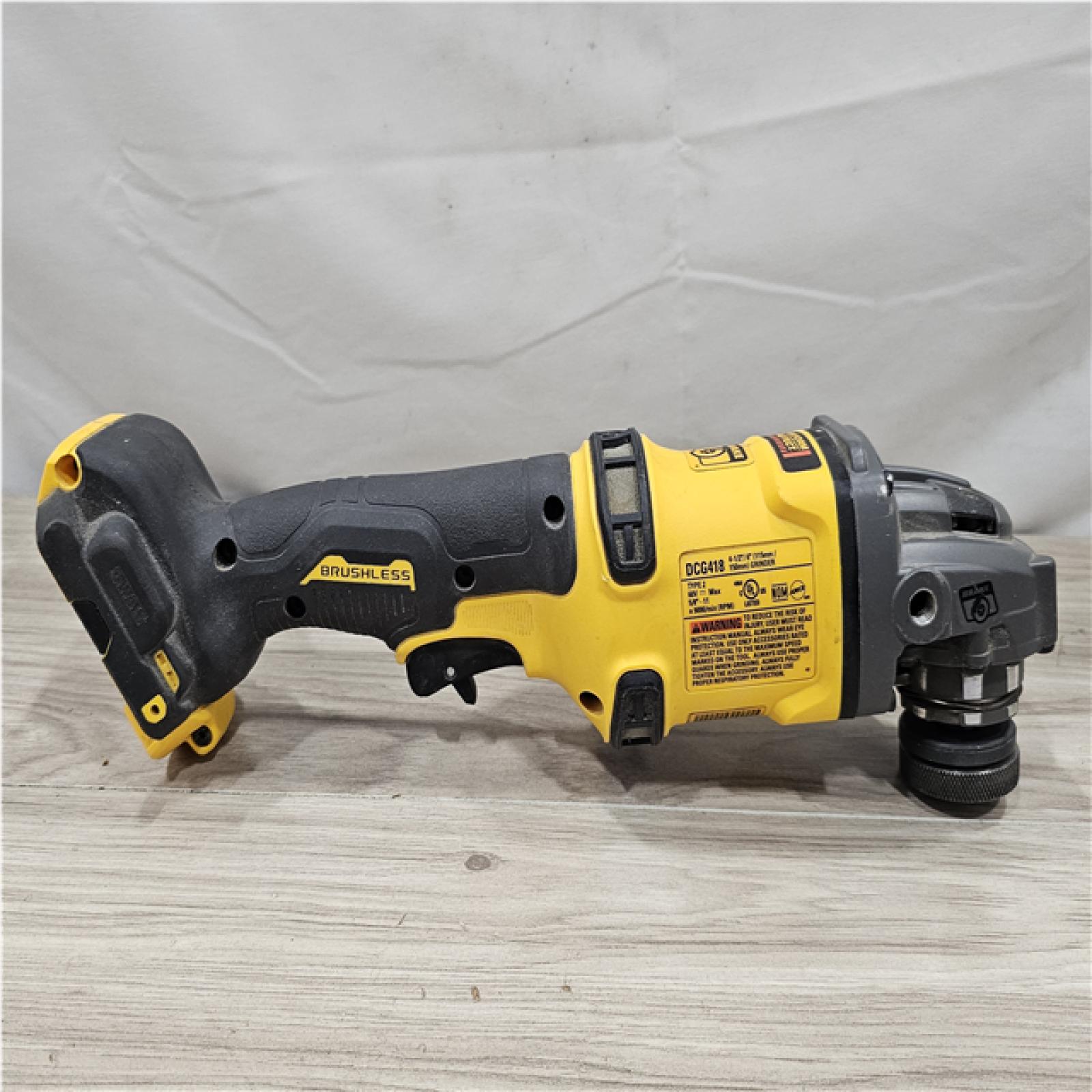 AS-IS DEWALT FLEXVOLT 60V Cordless 7 in. Angle Grinder (Tool-Only)