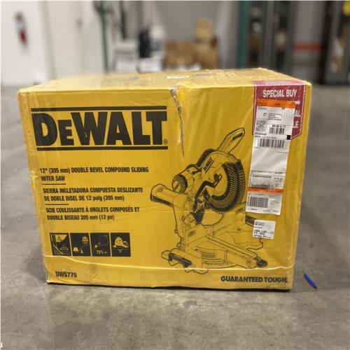 NEW- DeWalt 15 Amps 12 in. Corded Dual-Bevel Sliding Compound Miter Saw