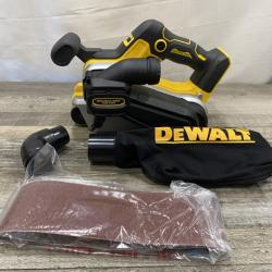 AS-IS DEWALT 20V MAX* XR Brushless Cordless Belt Sander (Tool-Only)