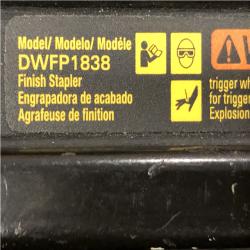 AS-IS DEWALT Pneumatic 18-Gauge 1/4 in. Crown Corded Stapler